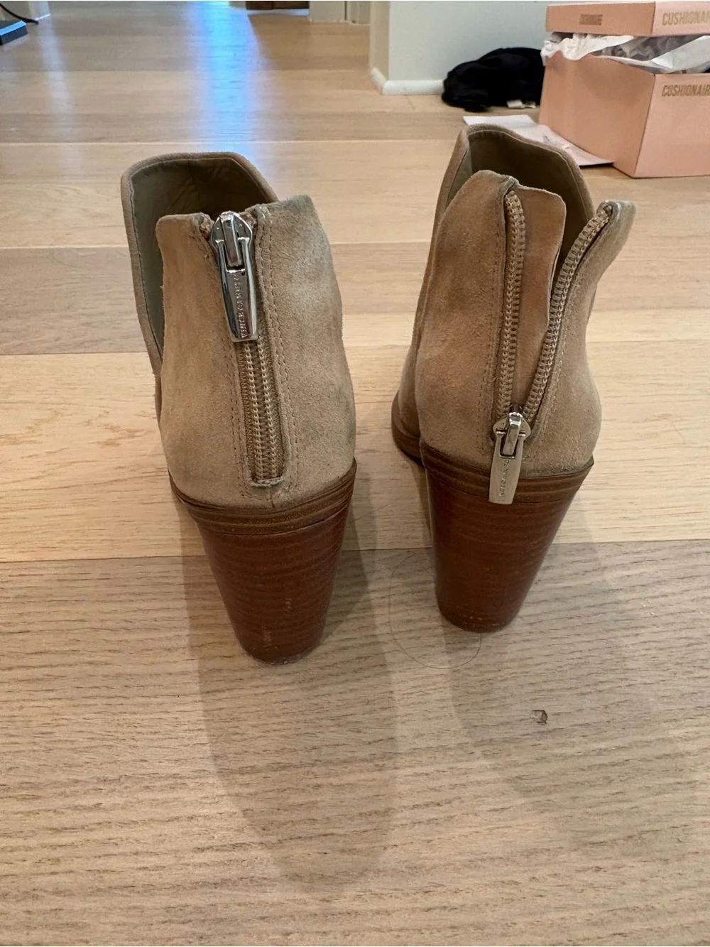 Vince Camuto Ankle Boot in Beige